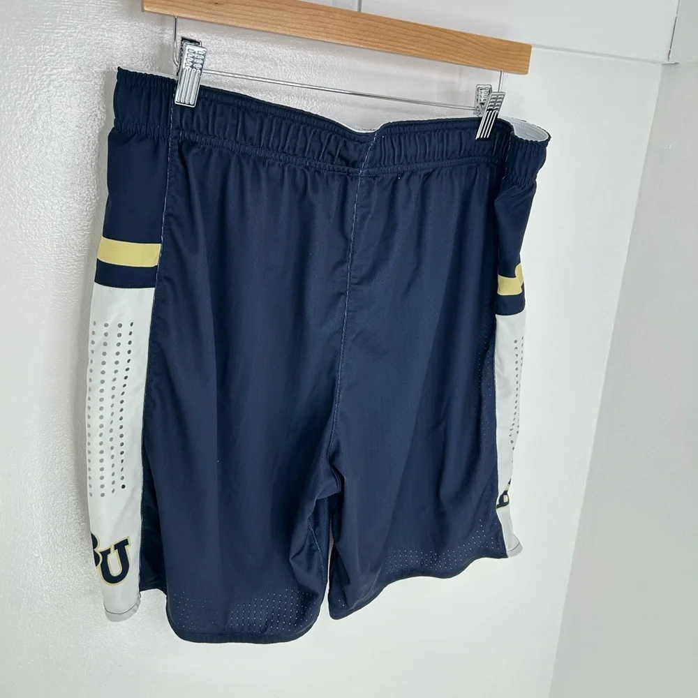 Nike Dri-FIT Elite Bethel University BU Team Issue Shorts XL Navy Minnesota 34x9